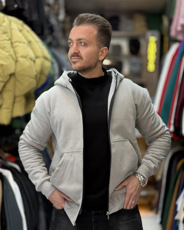 سویشرت دورس کلاهدار - Image 7