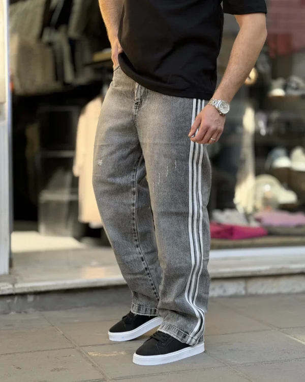 شلوار نیم بگ بغل نوار NB8 - Image 2